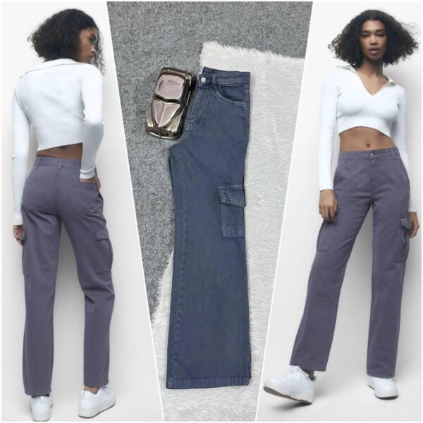 Six Pockets Wideleg Flared Denim Jeans 👖 - Image 3