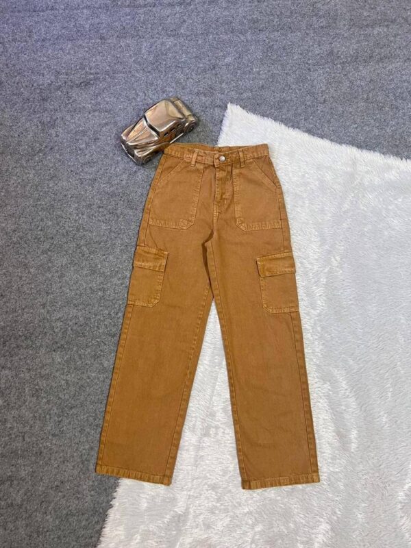 Six Pockets Wideleg Flared Denim Jeans 👖 - Image 4
